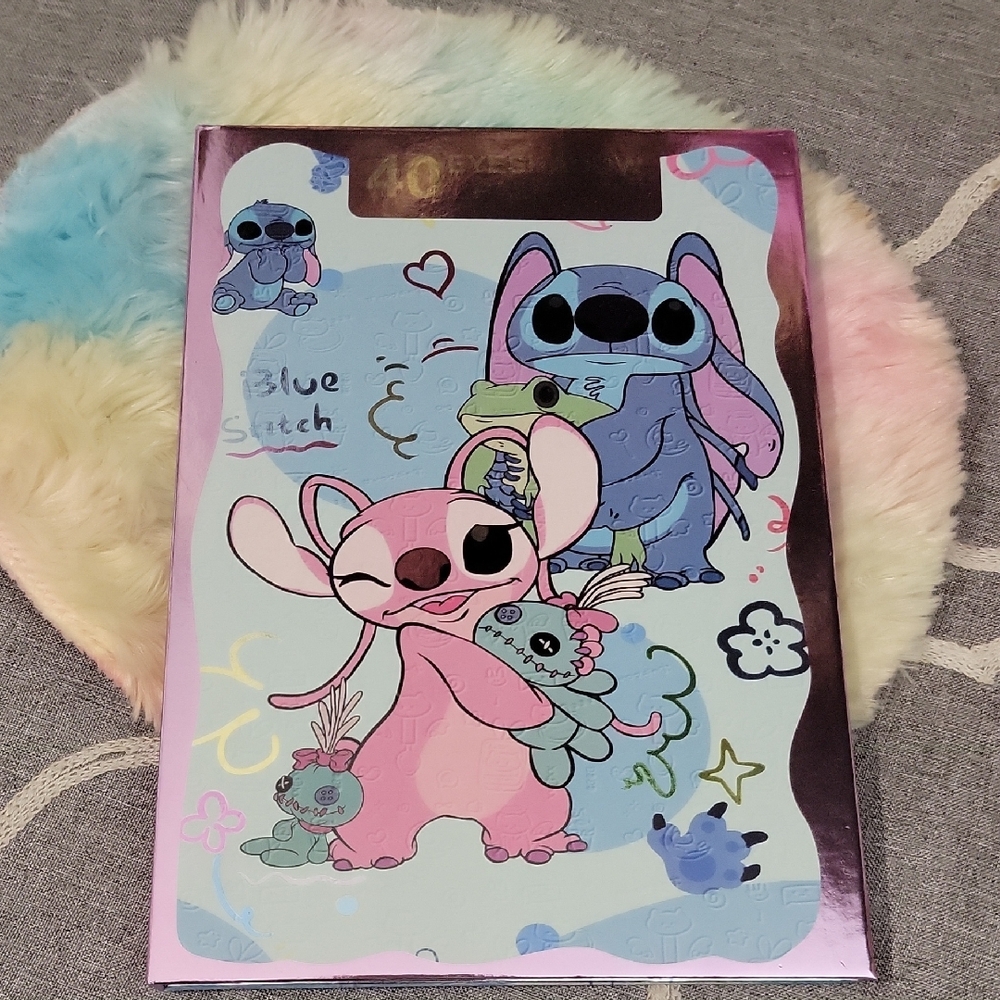 Stitch and Angel Pink and Blue Eyeshadow Pallete